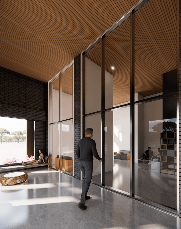 Well designed social spaces for welcoming visitors or just enjoying conversations with neighbours.